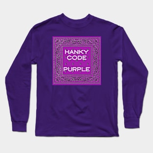 Purple Hanky Long Sleeve T-Shirt